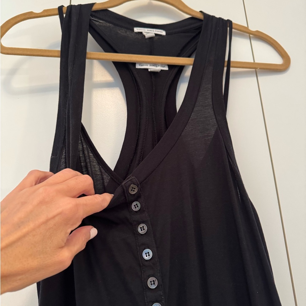 James Perse Black Maxi Dress